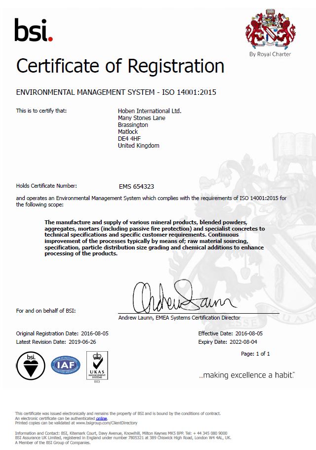 EMS Cert Certificate